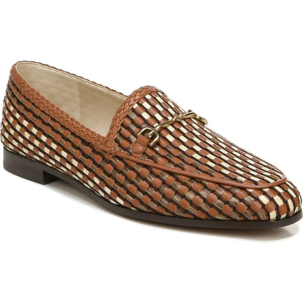 $108 NWT (9) Sam Edelman Woven Leather Loafer - Picture 1 of 8